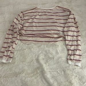 Urban Outfitters stripped crop top. size small.